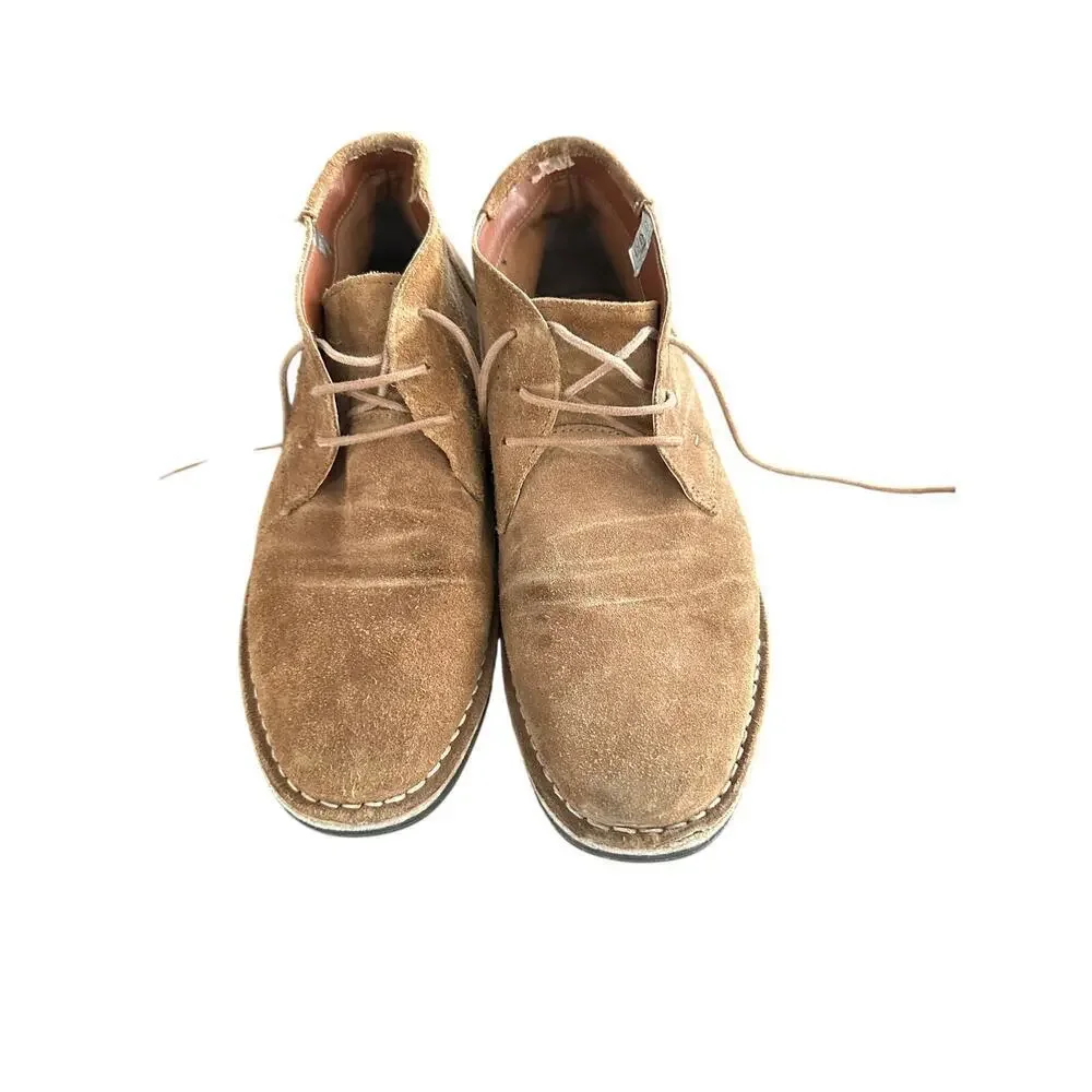 Romeo Pacini Hack Brown Leather Chukka Boots sz 9